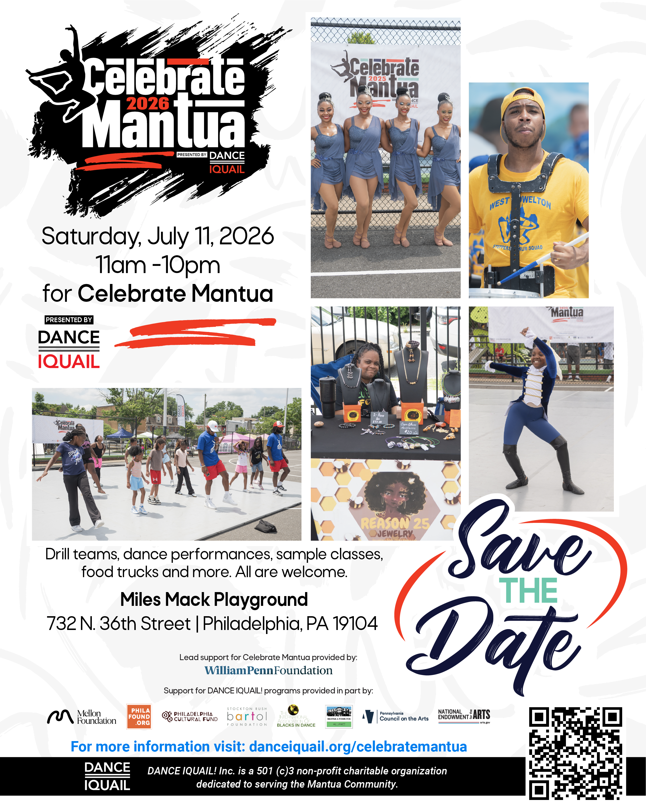Celebrate Mantua July 12, 2025 11am - 4pm - Save The Date